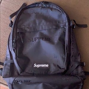 Black Supreme backpack